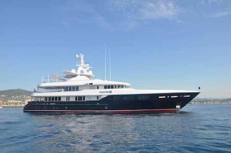 Image for article Major refit for 48m 'Princess Too' at Icon Yachts